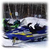 maine snowmobiling, cabin lodging