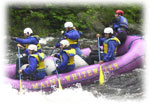 maine white water rafting, cabin lodging