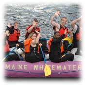 kennebec river white water rafting