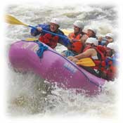 maine white water rafting, cabin lodging